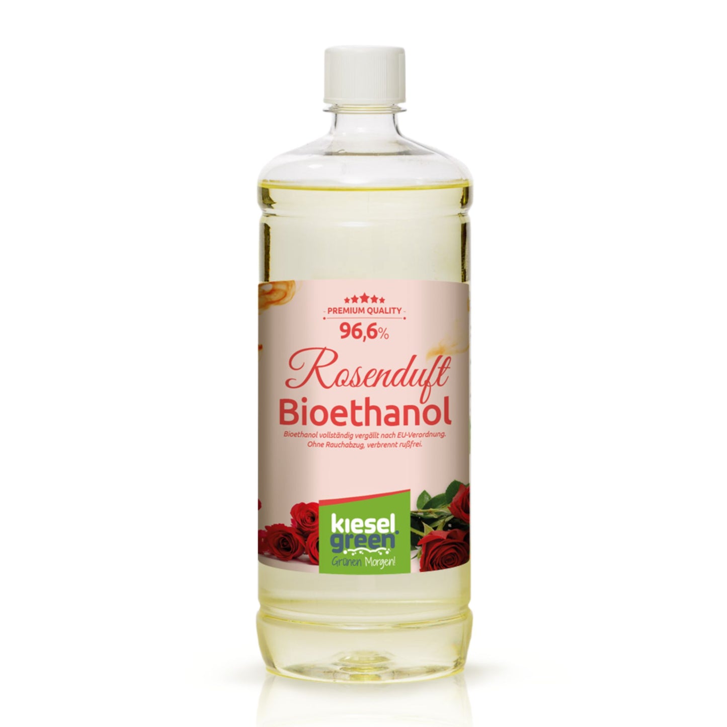 Bioethanol mit Rosen Duft - 1 Liter